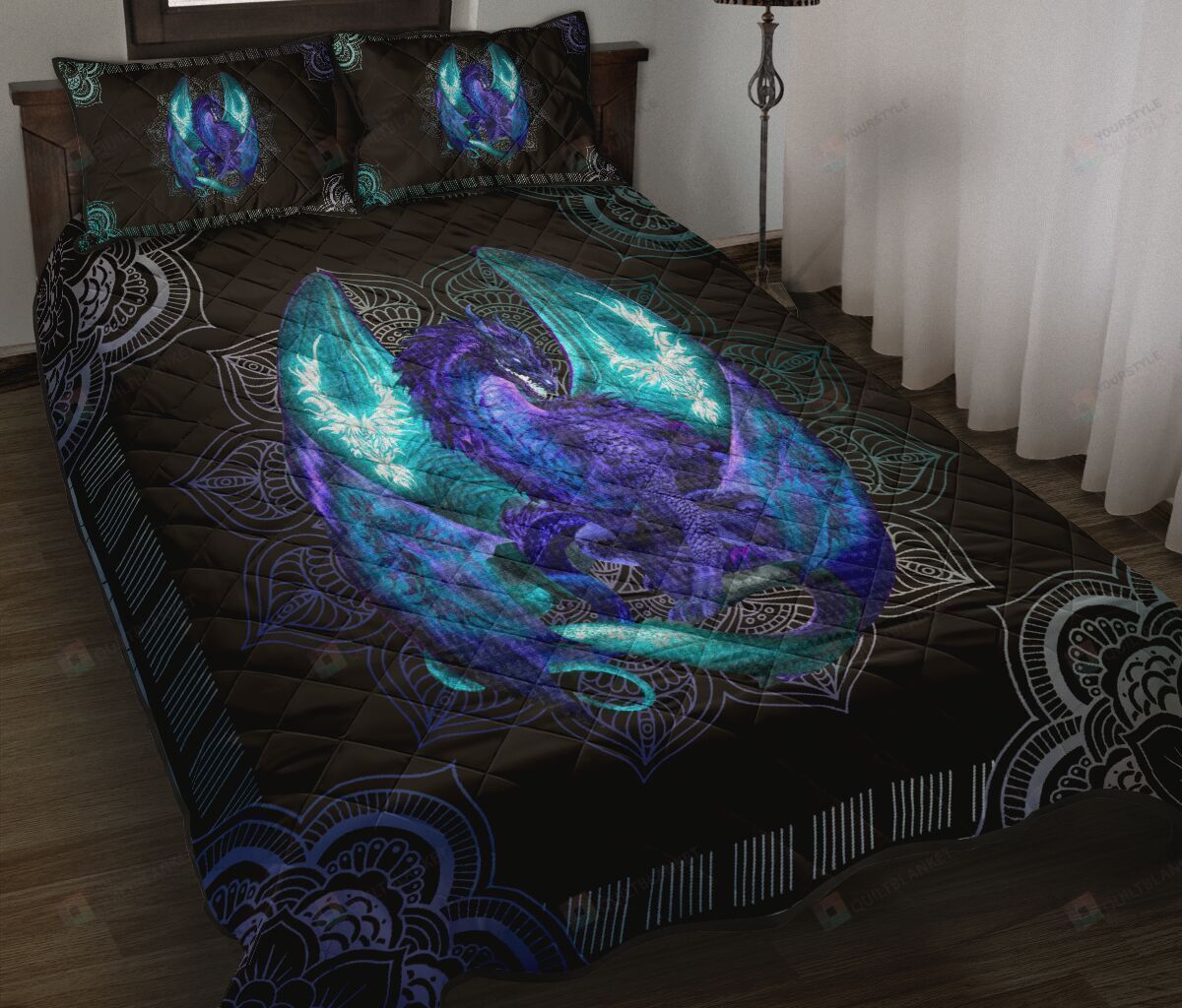 Dragon Quilt Bedding Set