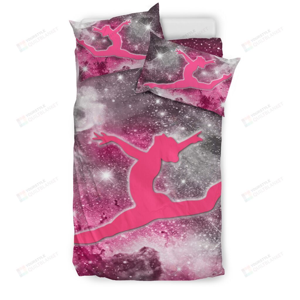 Gymnastics Galaxy Light Bedding Set Cotton Bed Sheets Spread Comforter Duvet Cover Bedding Sets