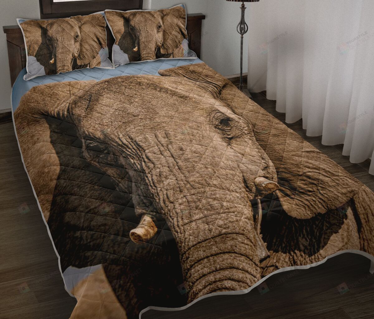 Elephant Quilt Bedding Set