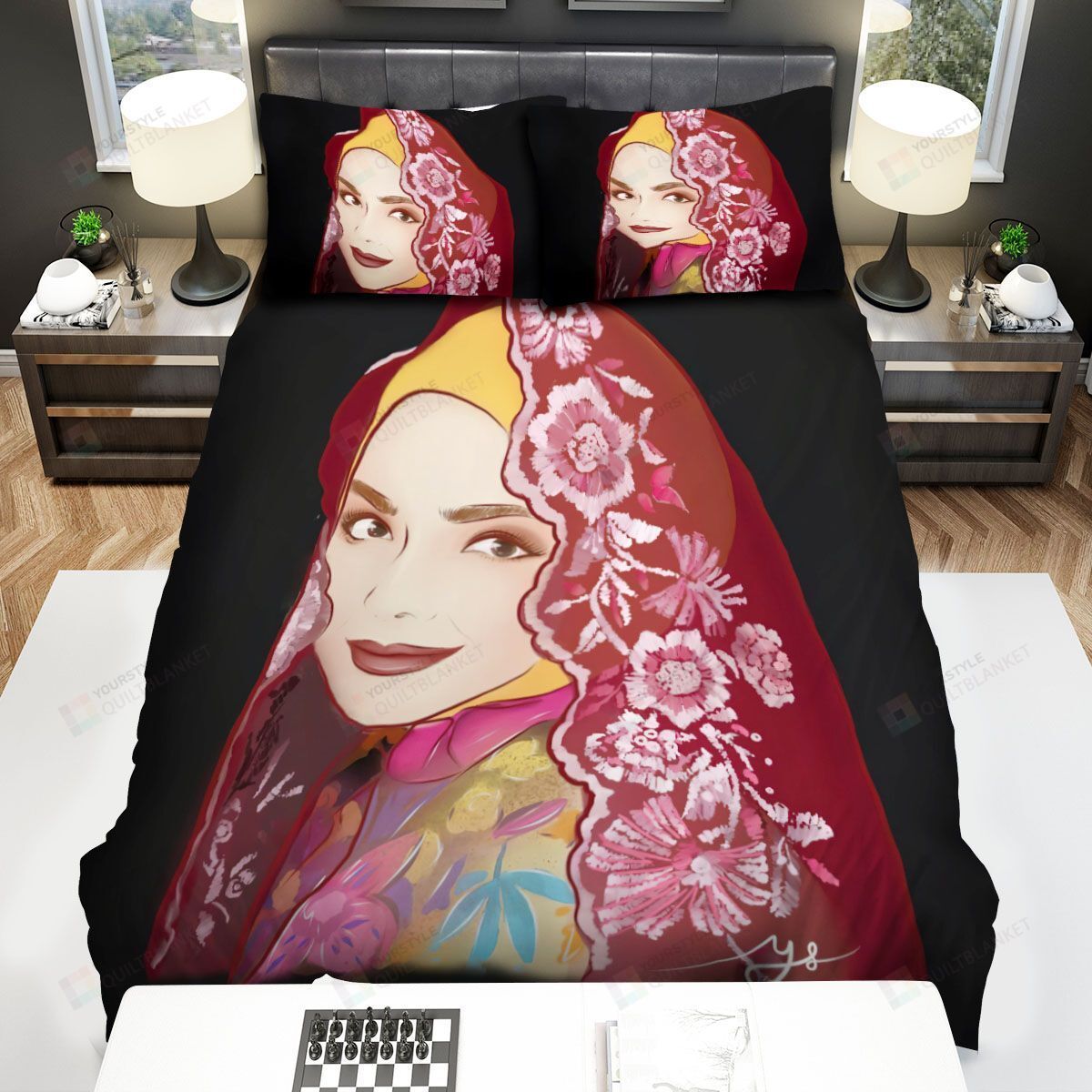Siti Nurhaliza Bed Sheets Spread Comforter Duvet Cover Bedding Sets