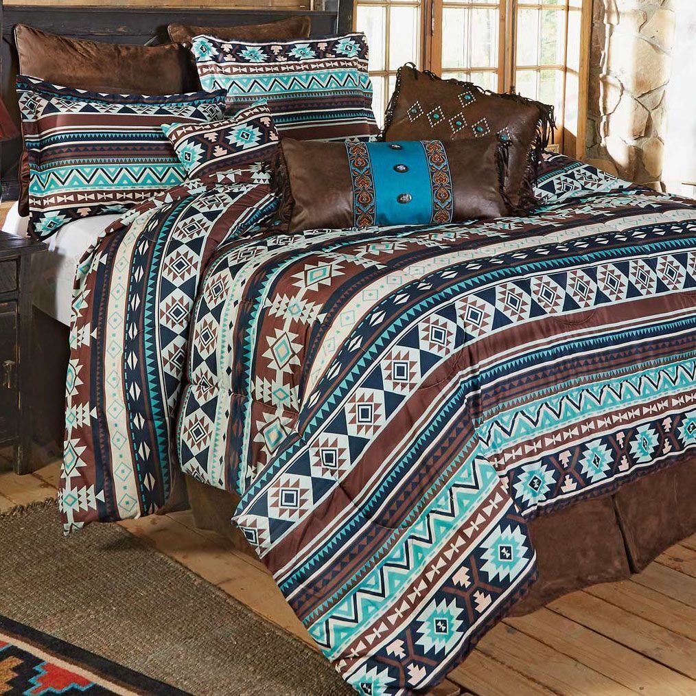 Cowboy Cotton Bed Sheets Spread Comforter Duvet Cover Bedding Sets