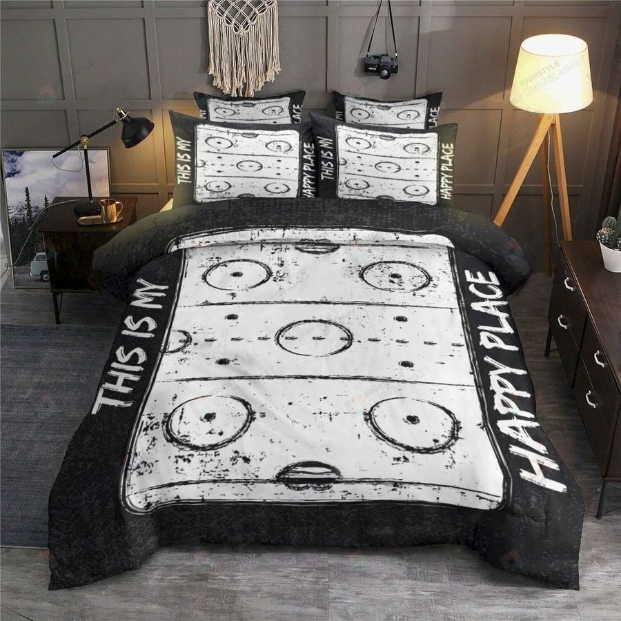 Hockey Cotton Bed Sheets Spread Comforter Duvet Cover Bedding Sets