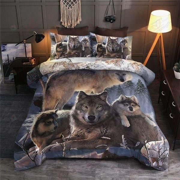 Wolf Bedding Set Hg63003