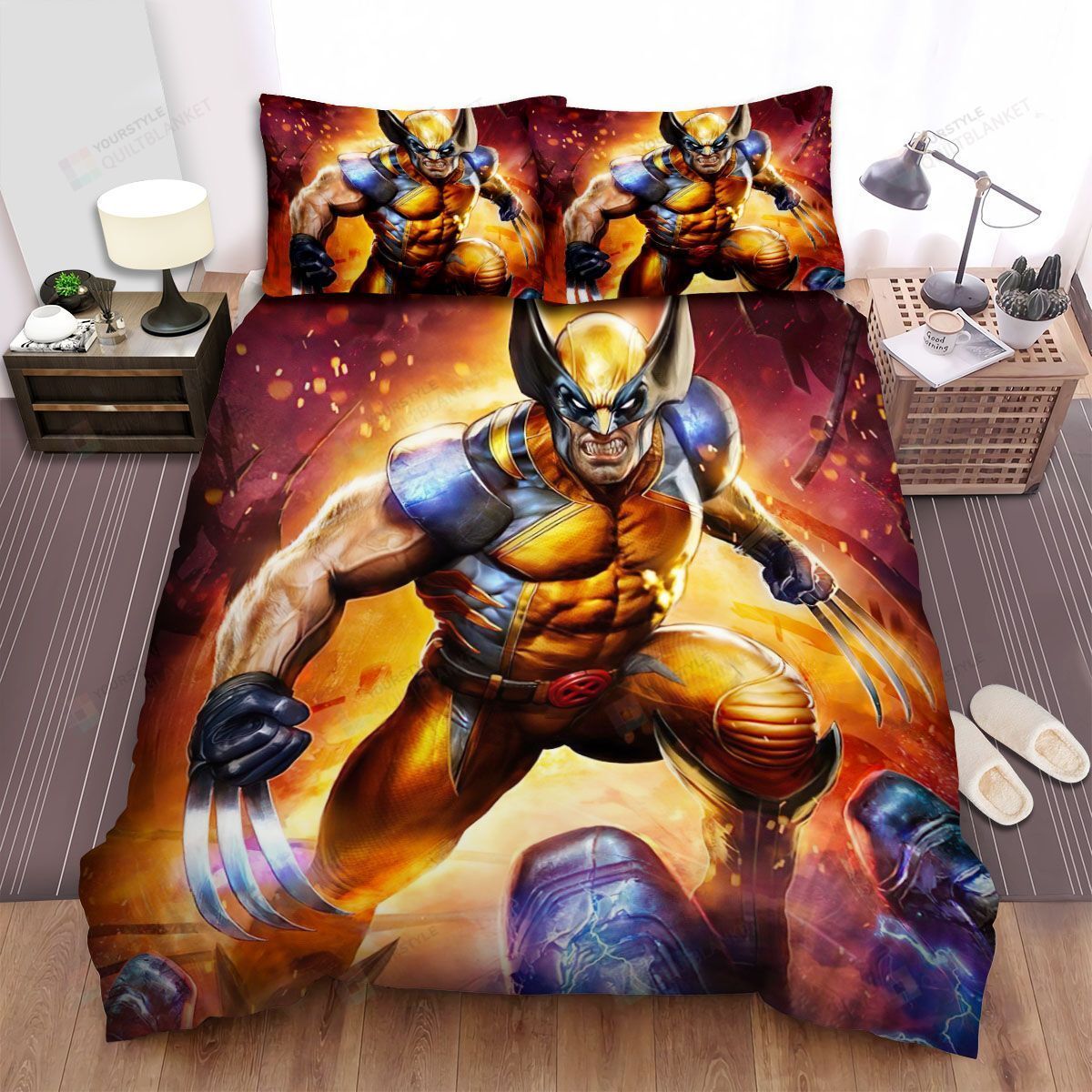 Wolverine Bed Sheets Spread Comforter Duvet Cover Bedding Sets