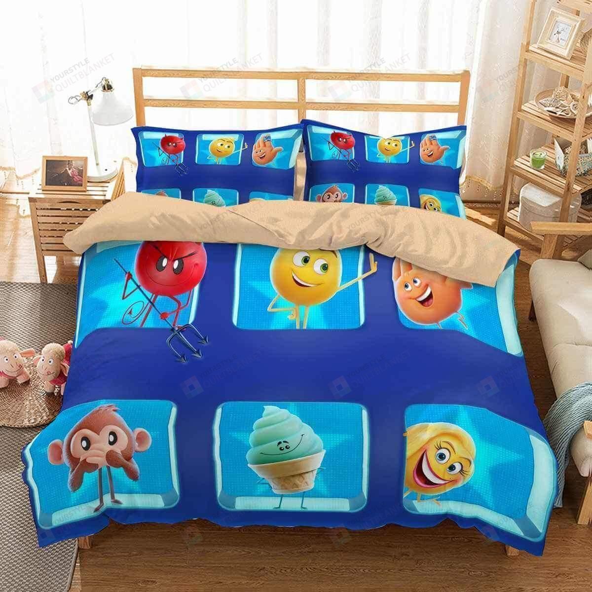 The Emoji Movie Duvet Cover Bedding Set