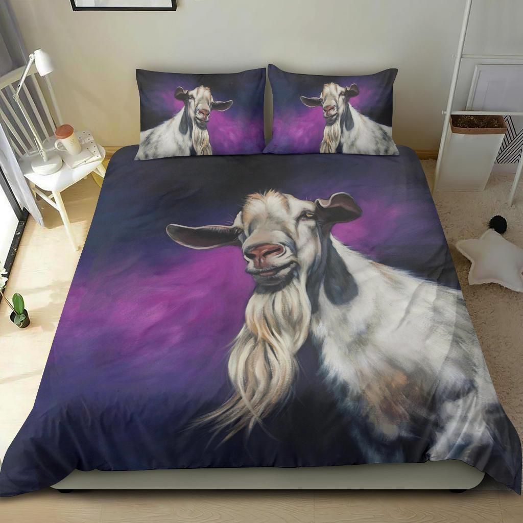 Old Goat Art Bedding Set Bed Sheet Spread Comforter Duvet Cover Bedding Sets
