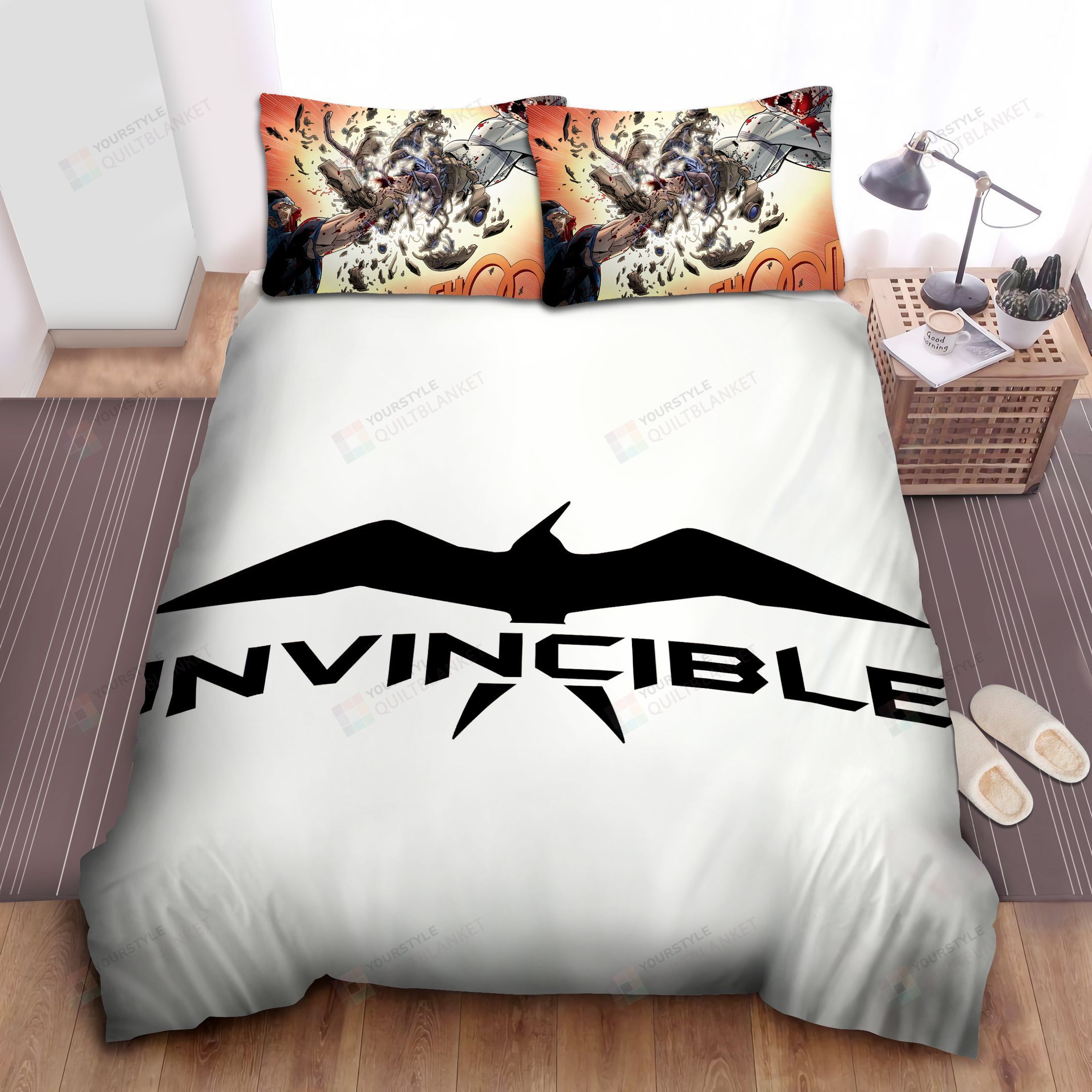 Invincible Fighting Bed Sheets Spread Comforter Duvet Cover Bedding Sets