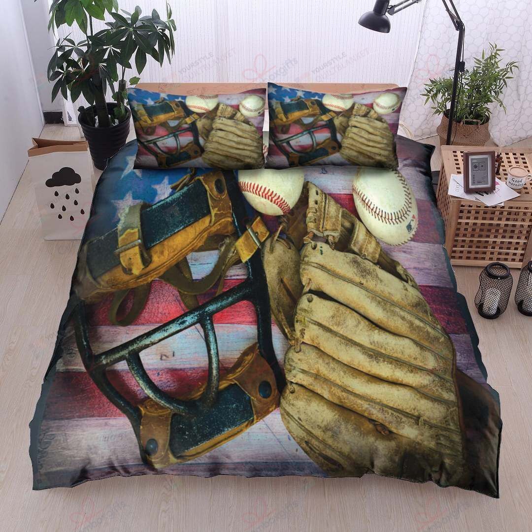 Baseball Tool 3D Bedding Set Cotton Bed Sheets Spread Comforter Duvet Cover Bedding Sets