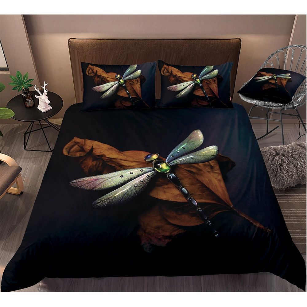 Dragonfly Bedding Set Bed Sheets Spread Comforter Duvet Cover Bedding Sets