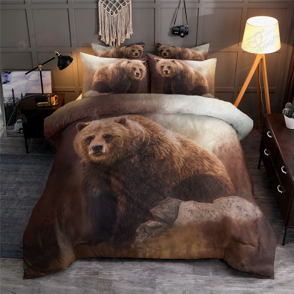 Big Bear Bedding Set Bed Sheets Spread Comforter Duvet Cover Bedding Sets