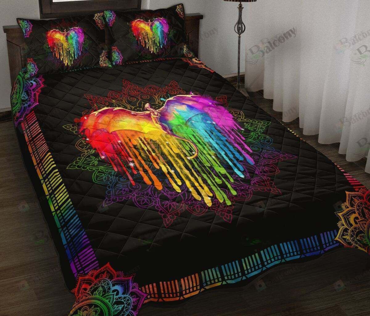 LGBT - Dragon Mandala Quilt Bedding Set