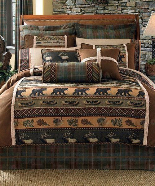 Croscill Caribou Lodge Duvet Cover Bedding Set