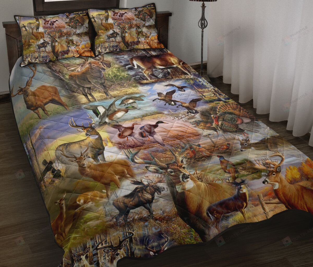 Hunting Quilt Bedding Set