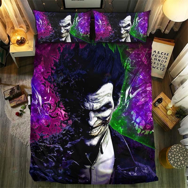 Joker Bat Transformation Bedding Set Cover