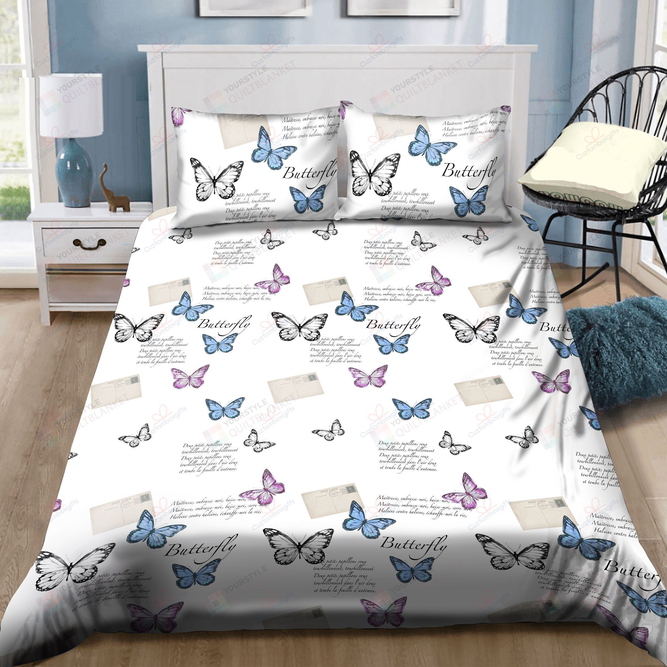 Butterfly Bedding Sets (Duvet Cover & Pillow Cases)