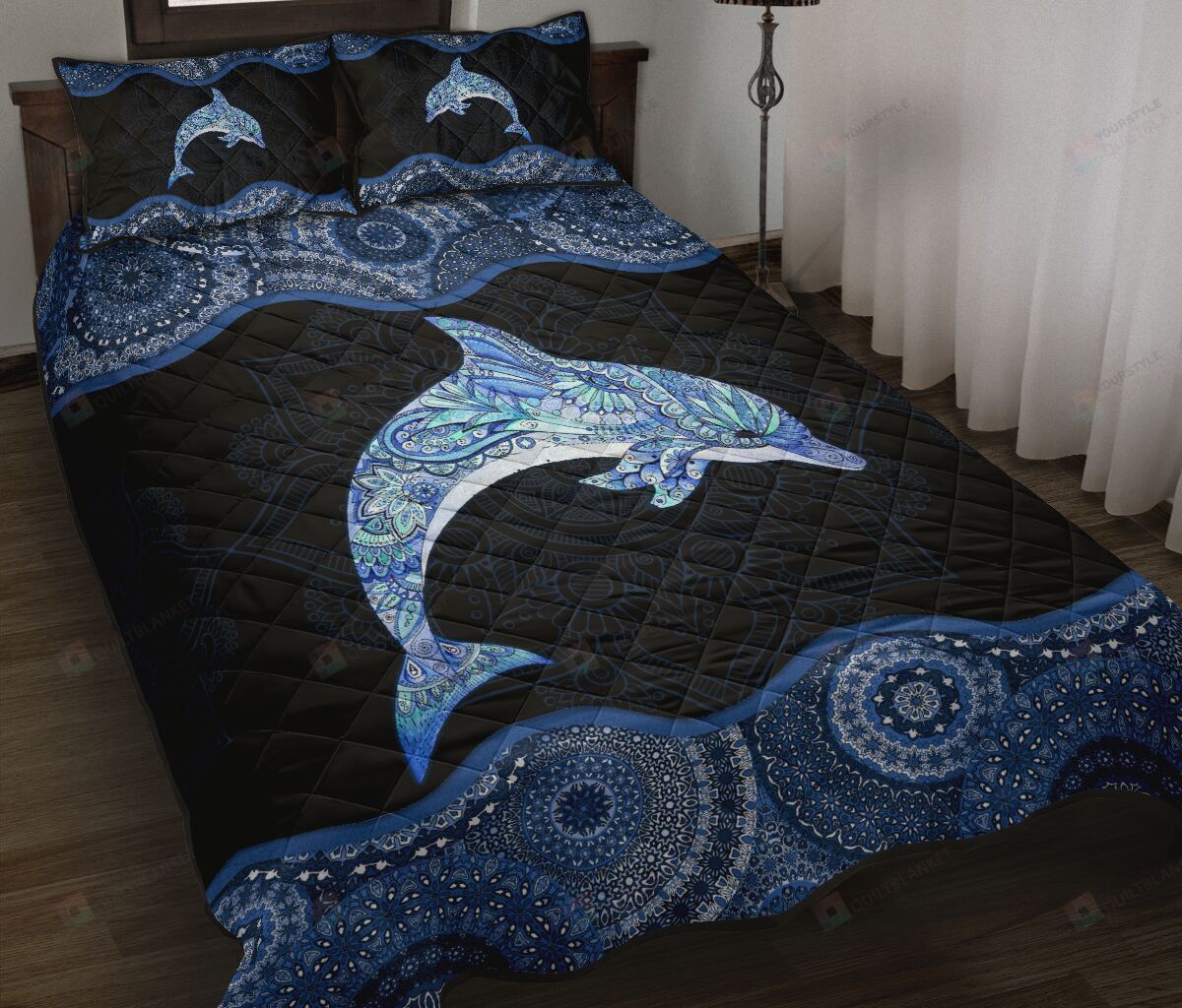 Dolphin Quilt Bedding Set