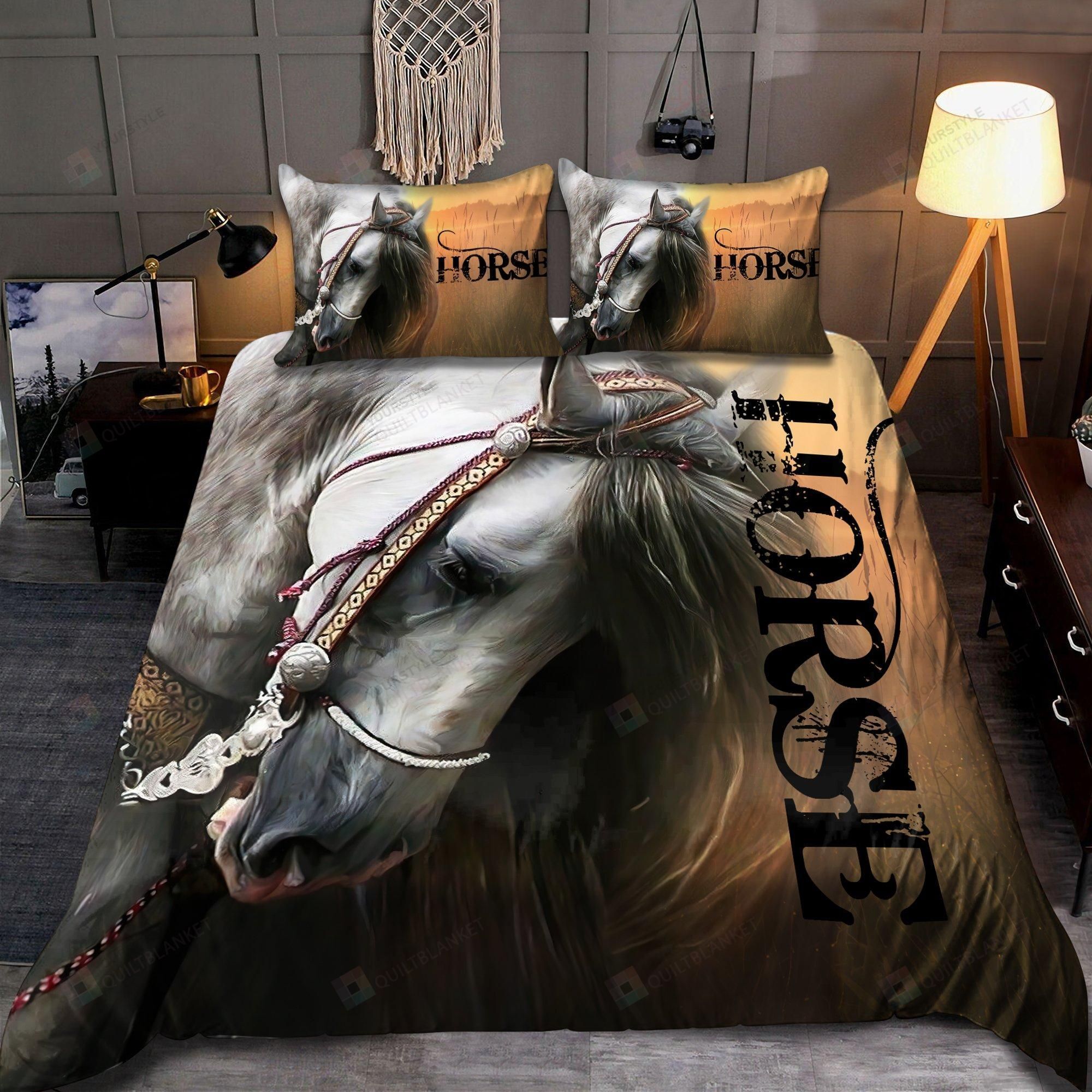 Beautiful Horse Bedding Set Bed Sheet Spread Comforter Duvet Cover Bedding Sets
