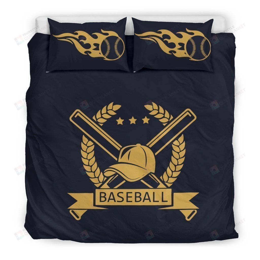 Baseball Cotton Bed Sheets Spread Comforter Duvet Cover Bedding Sets