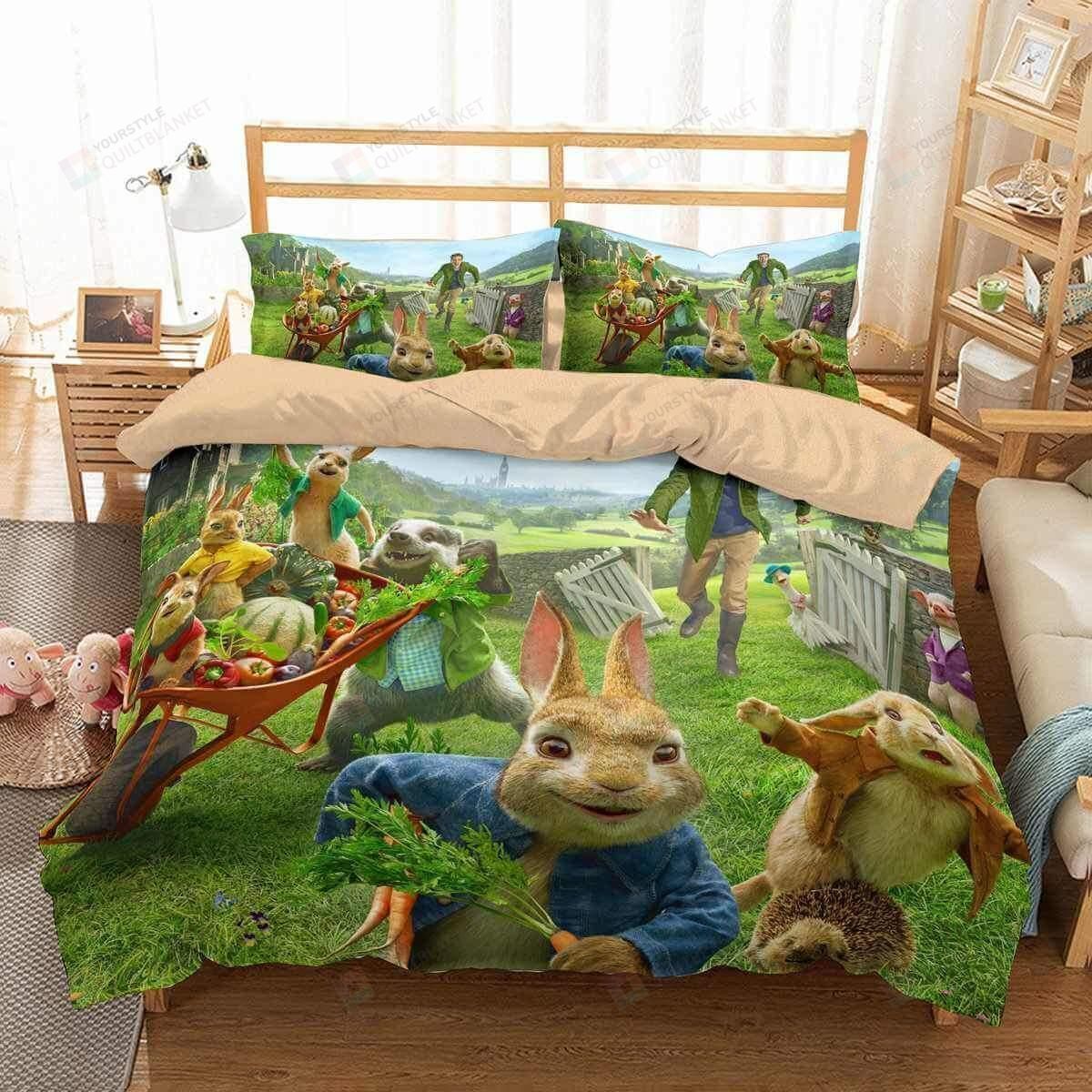 3d Peter Rabbit Duvet Cover Bedding Set