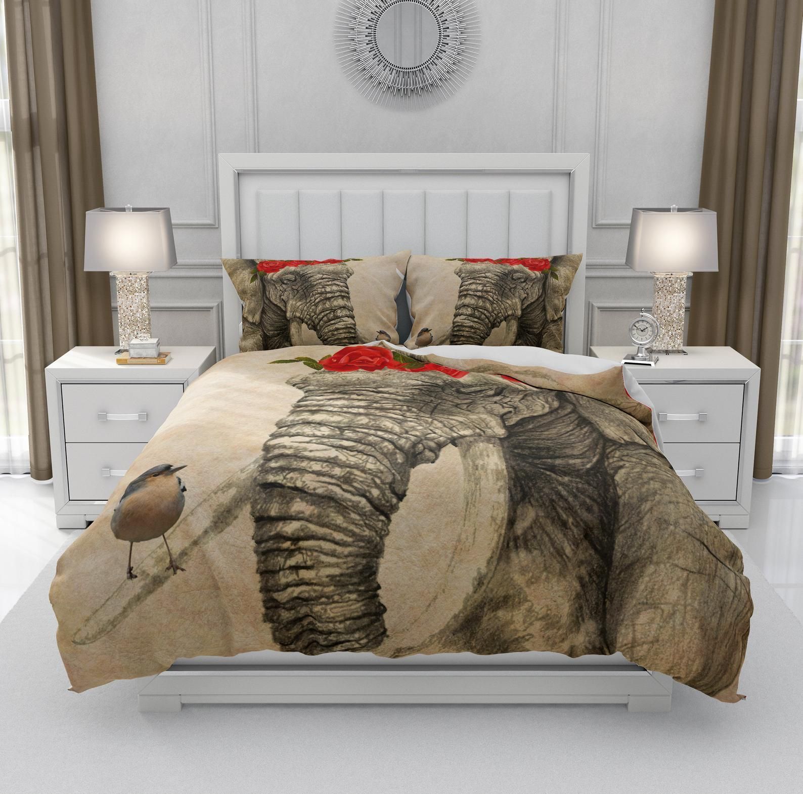 Elephant Bed Sheets Duvet Cover Bedding Sets