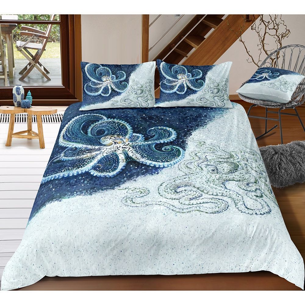 Octopus Bedding Set Bed Sheets Spread Comforter Duvet Cover Bedding Sets