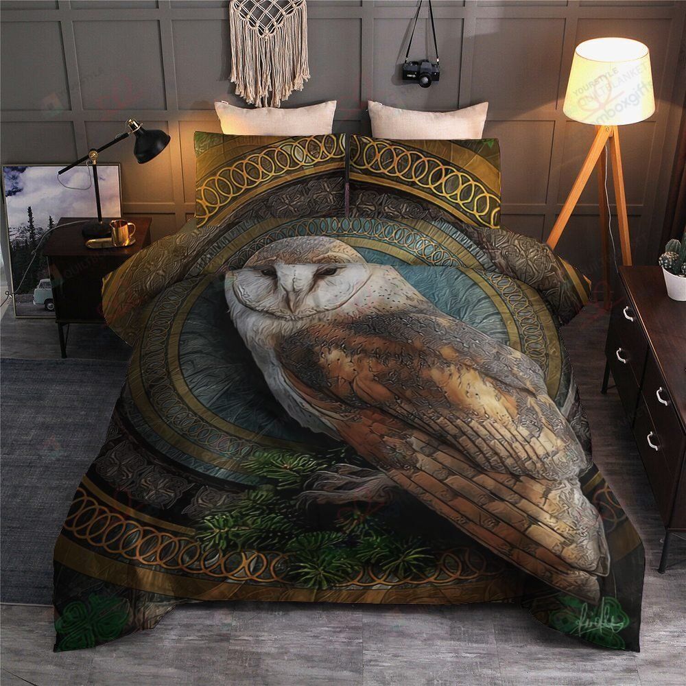 Owl Bedding Set Bed Sheets Spread Comforter Duvet Cover Bedding Sets
