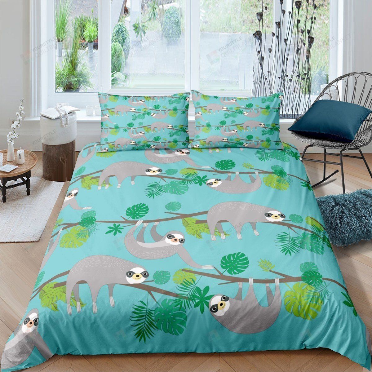 Sloth Bed Sheets Duvet Cover Bedding Sets