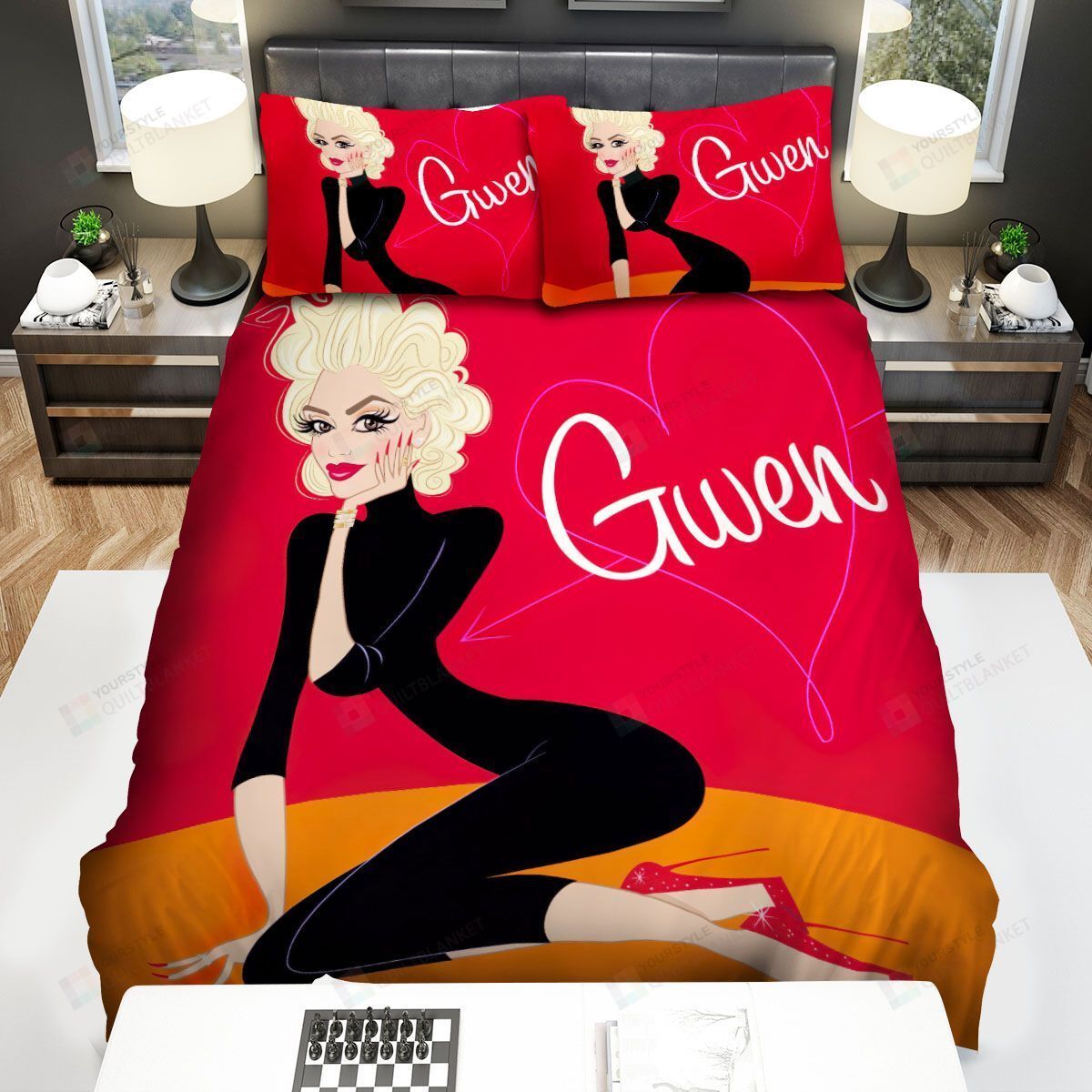 Gwen Stefani Bed Sheets Spread Comforter Duvet Cover Bedding Sets