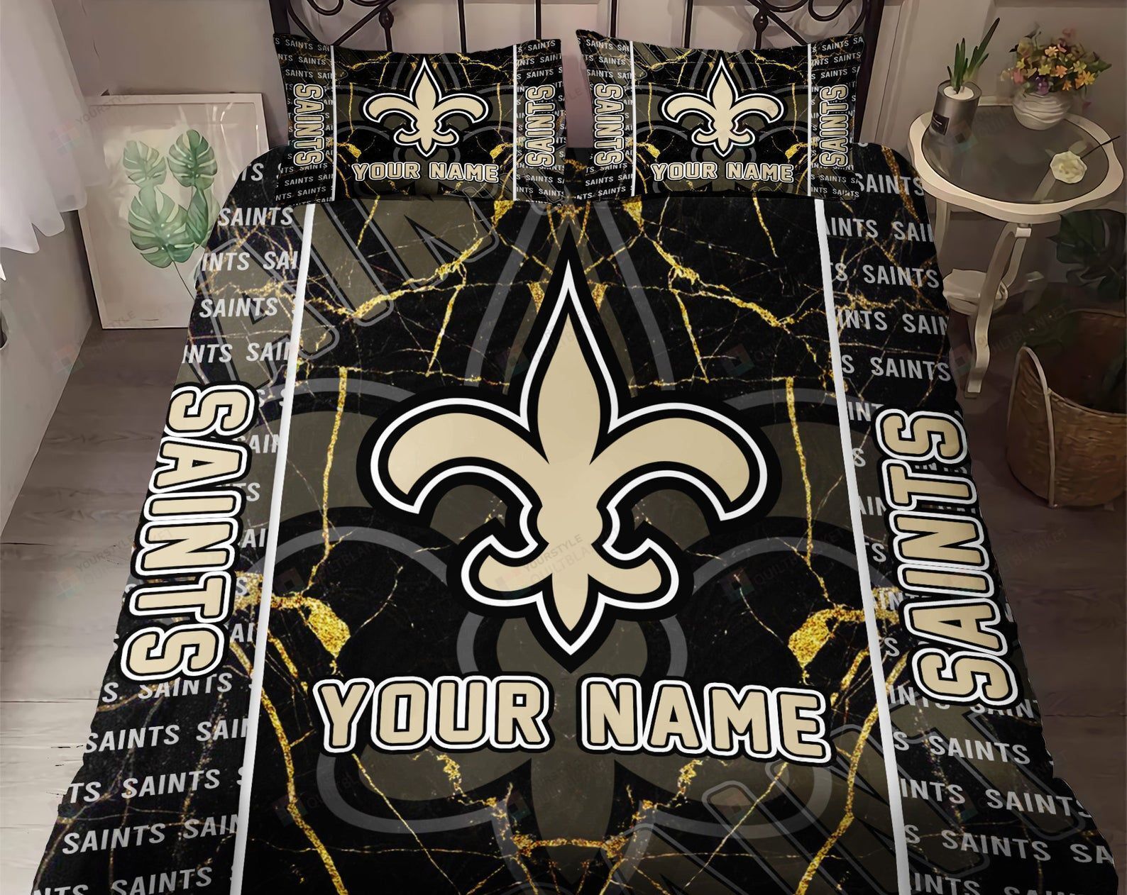 New Orleans Saints Bedding Set