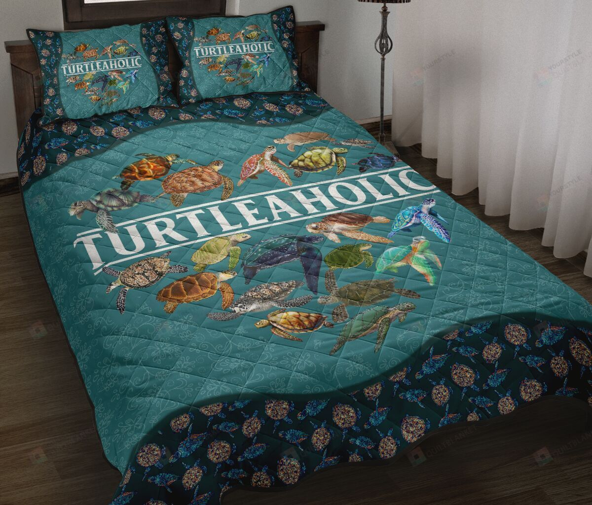 Turtleaholic Quilt Bed Set Bedding Set