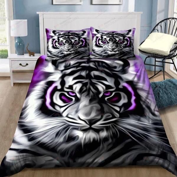 White Tiger Bedding Set Bed Sheets Spread Comforter Duvet Cover Bedding Sets