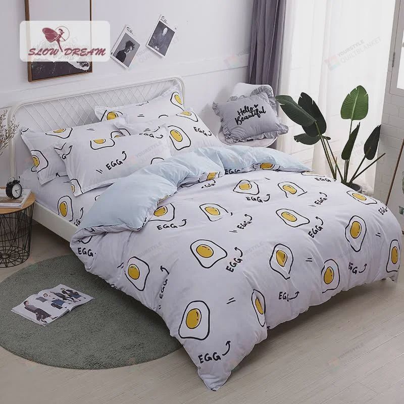 Poached Egg Bedding Set (Duvet Cover & Pillow Cases)