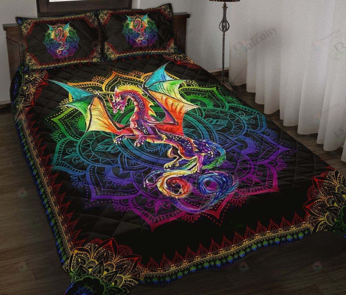 Dragon Quilt Bedding Set