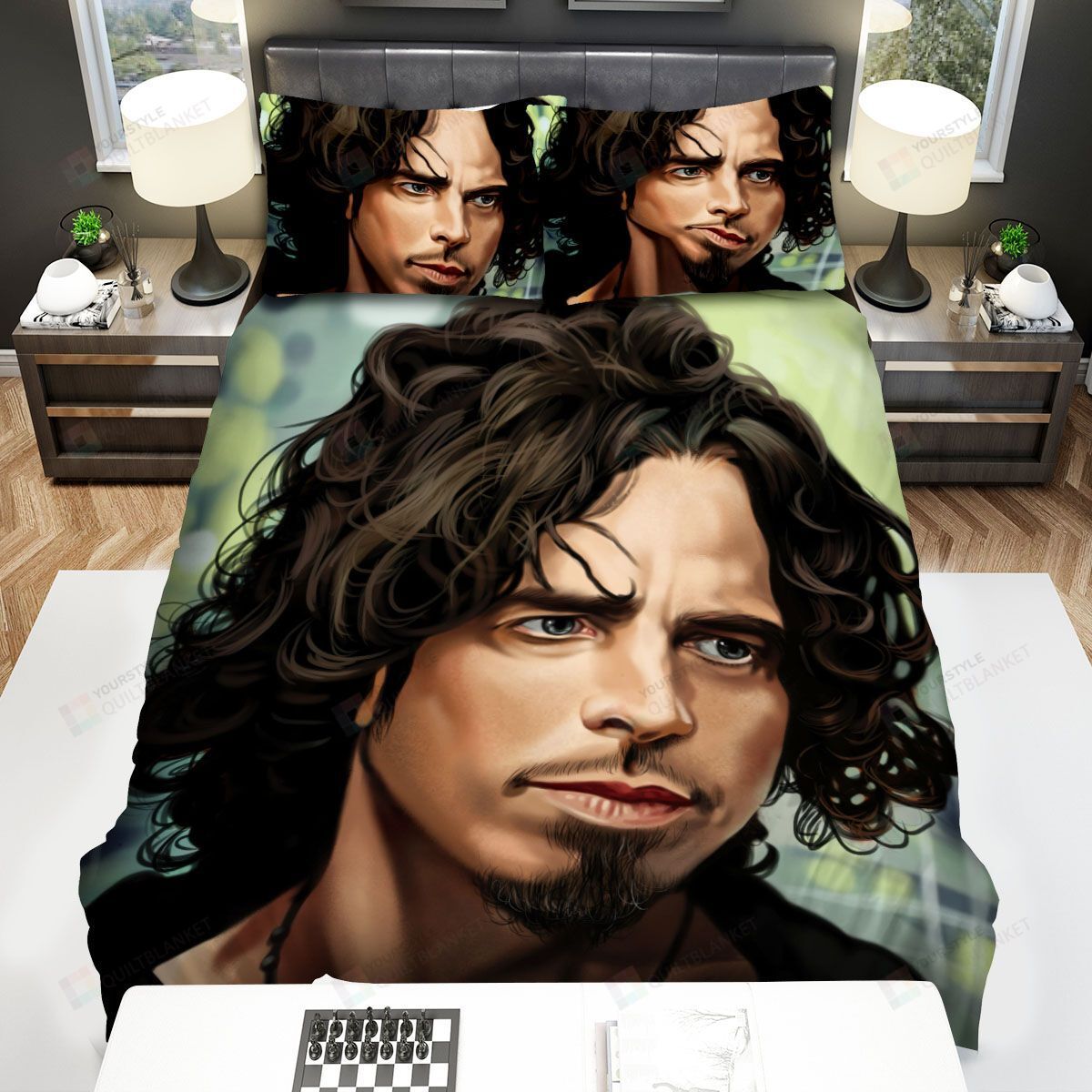 Chris Cornell Bed Sheets Spread Comforter Duvet Cover Bedding Sets