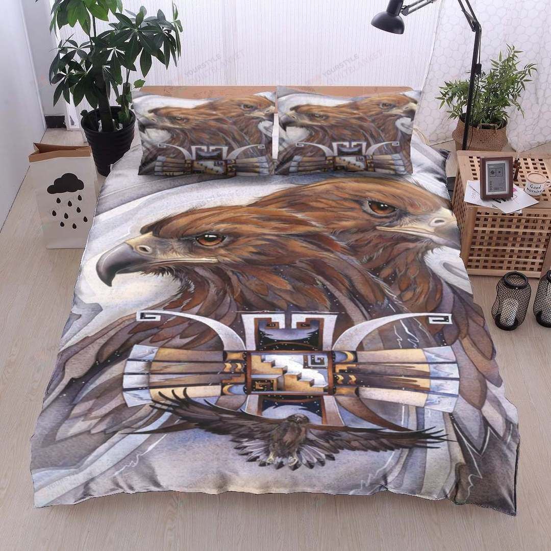 Eagle Cotton Bed Sheets Spread Comforter Duvet Cover Bedding Sets