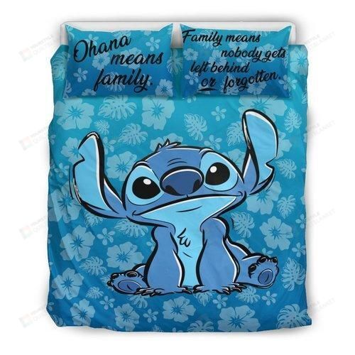 Stitch Ohana 3d Duvet Cover Bedding Set