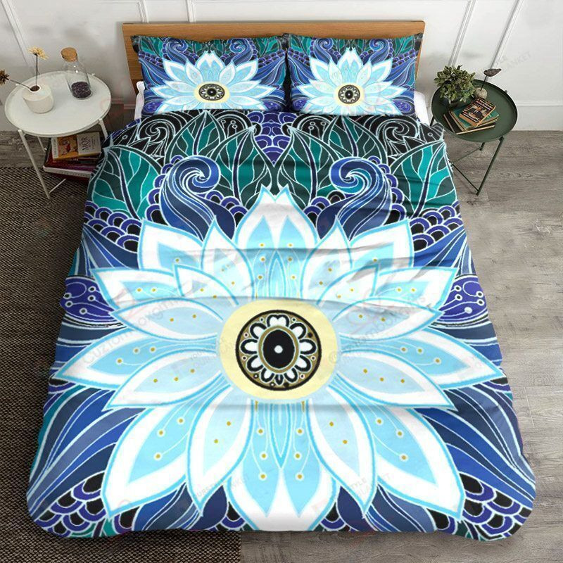 Flower Cotton Bed Sheets Spread Comforter Duvet Cover Bedding Sets