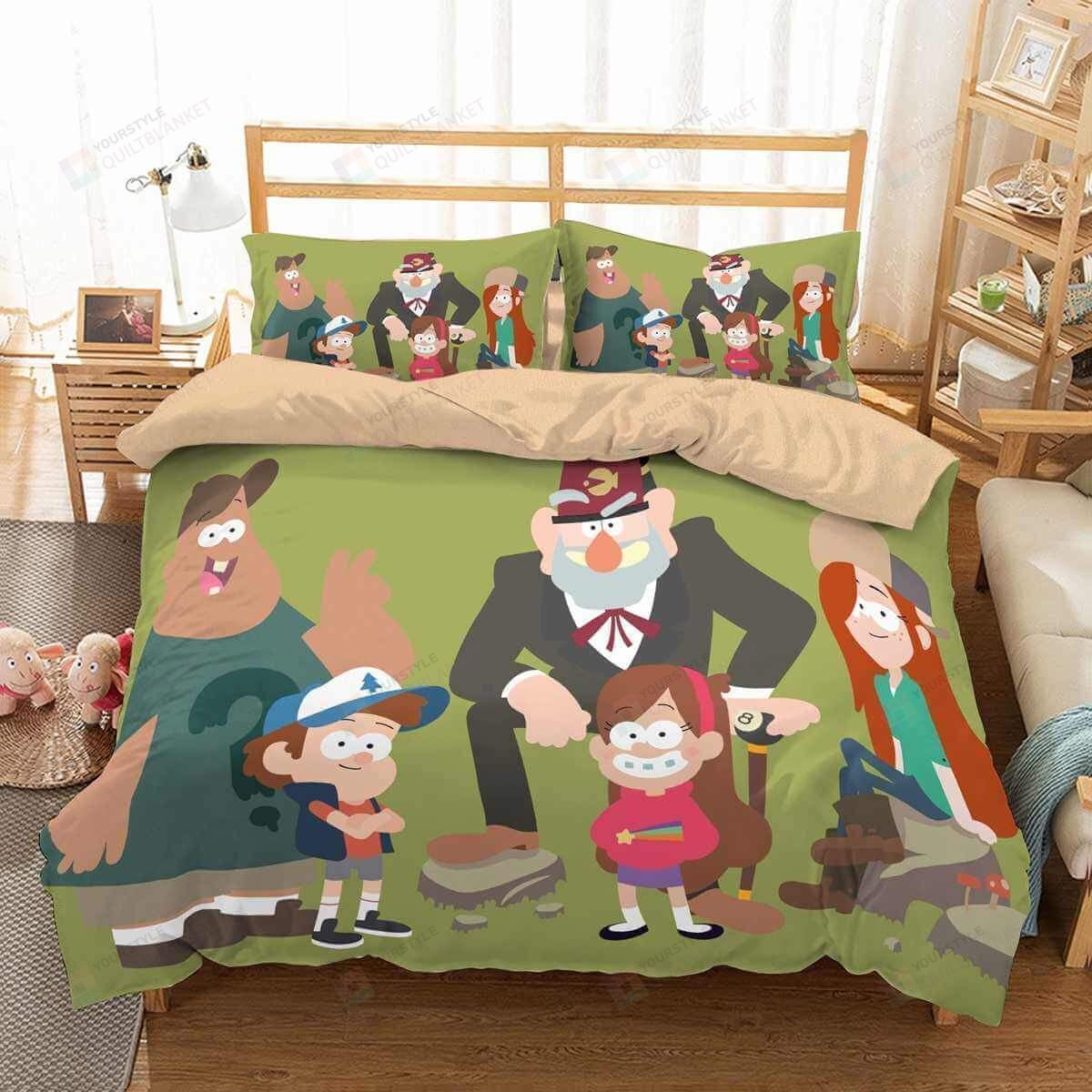 Gravity Falls 3D Duvet Cover Bedding Set