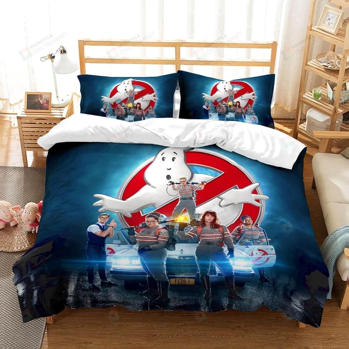 3D Ghostbusters Duvet Cover Bedding Set