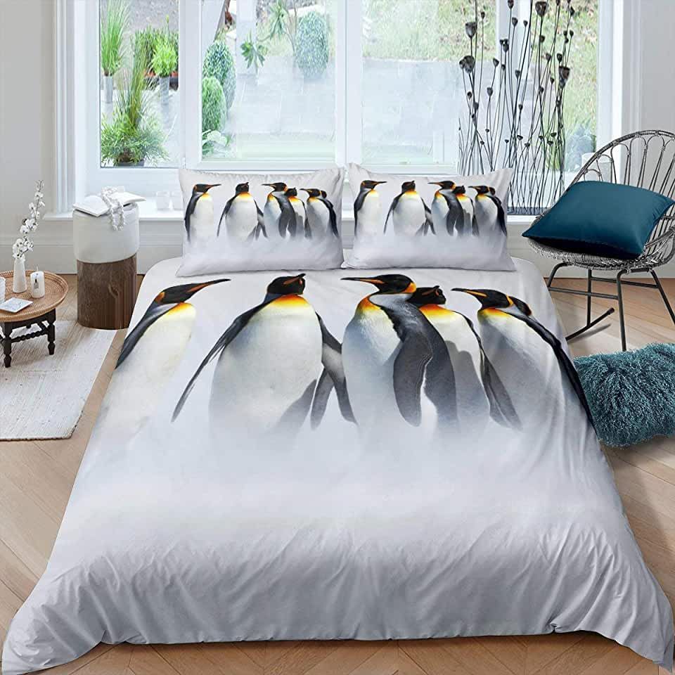 Penguin Bedding Set  Bed Sheets Spread Comforter Duvet Cover Bedding Sets