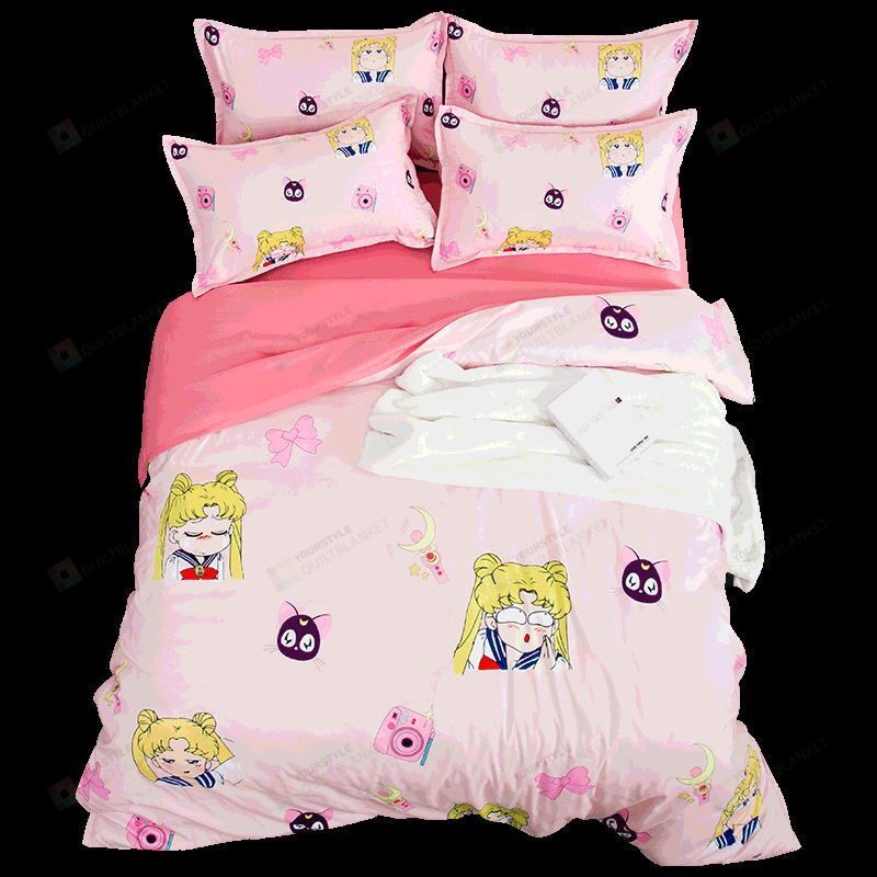 Chi-Bi-Sailormoon-Bedding-Set-4 (Duvet Cover & Pillow Cases)