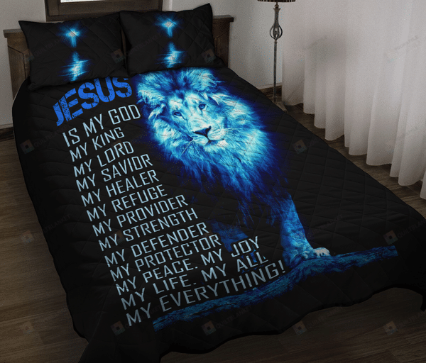 Lion Jesus Easter Bedding Set Cotton Bed Sheets Spread Comforter Duvet Cover Bedding Sets