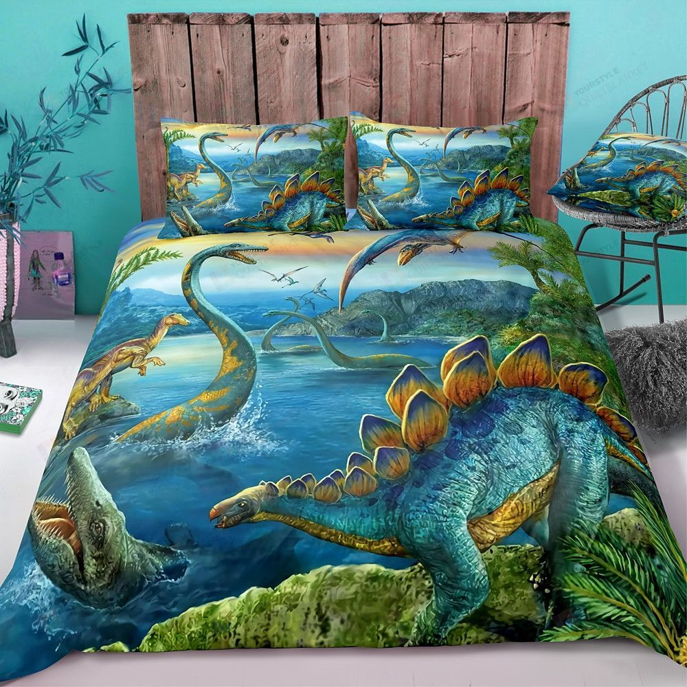 Dinosaur Bedding Set Cotton Bed Sheets Spread Comforter Duvet Cover Bedding Sets