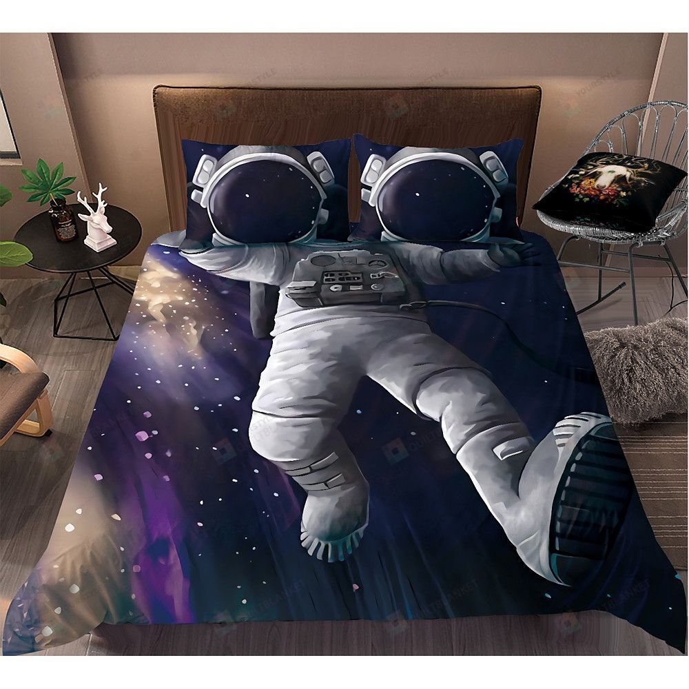 Astronaut Bedding Set Bed Sheets Spread Comforter Duvet Cover Bedding Sets