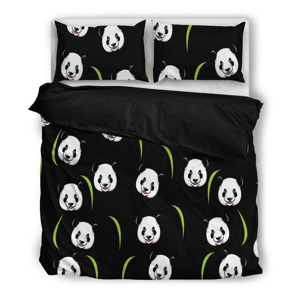 Panda Cotton Bed Sheets Spread Comforter Duvet Cover Bedding Sets