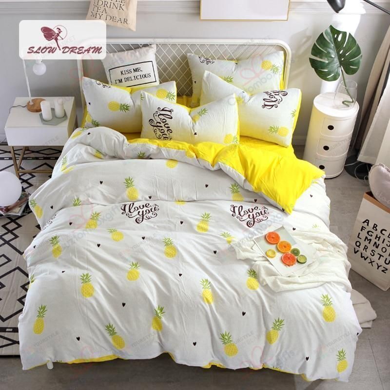 Pineapple I Love You Bedding Set (Duvet Cover & Pillow Cases)