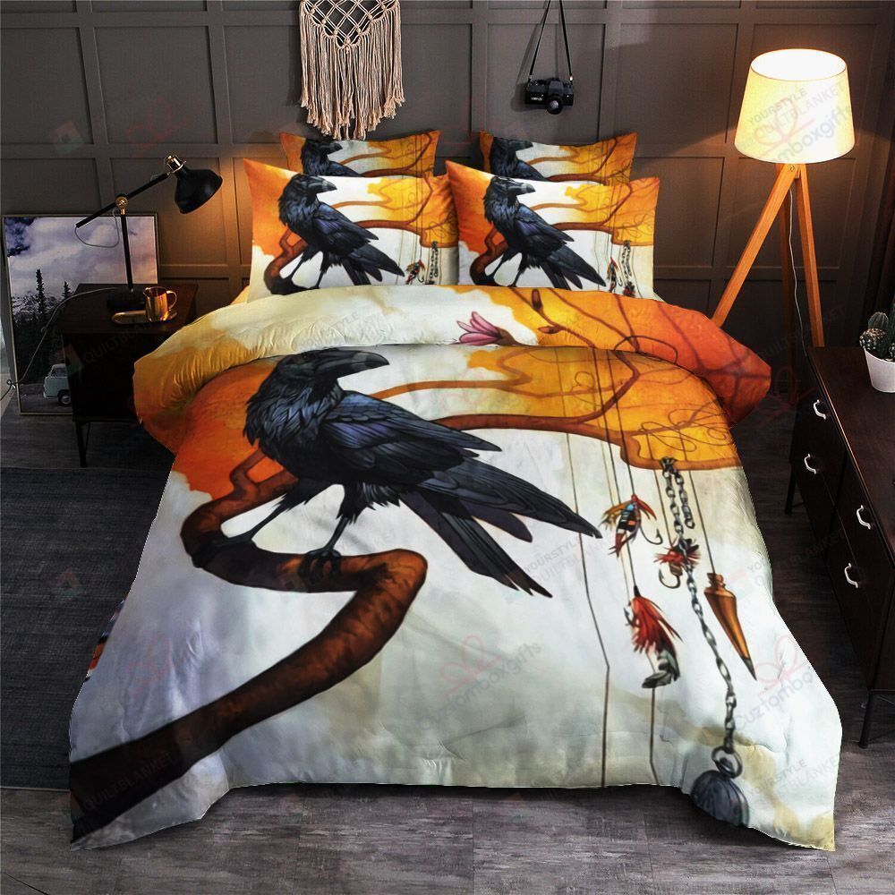 Raven Bedding Set Bed Sheets Spread Comforter Duvet Cover Bedding Sets