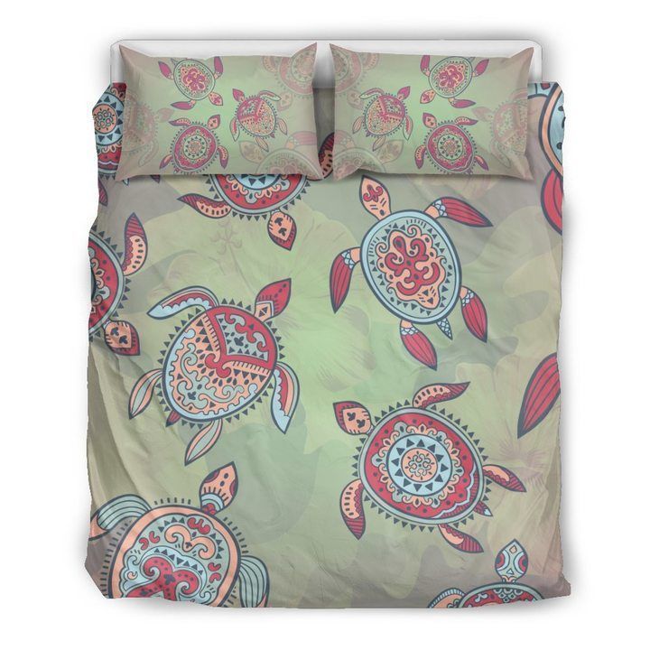 Turtle Cotton Bed Sheets Spread Comforter Duvet Cover Bedding Sets