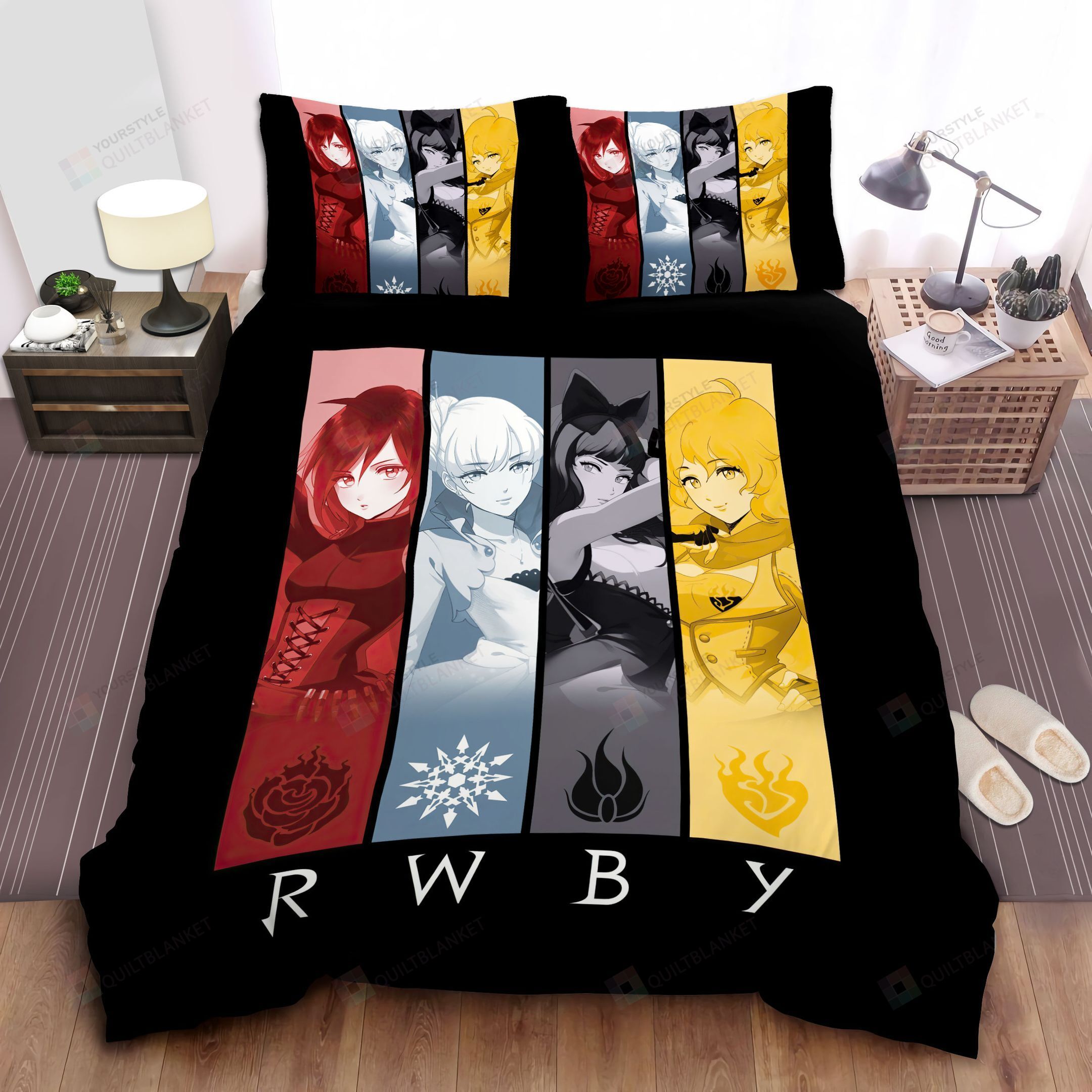 Rwby Colourful Bed Sheets Spread Comforter Duvet Cover Bedding Sets