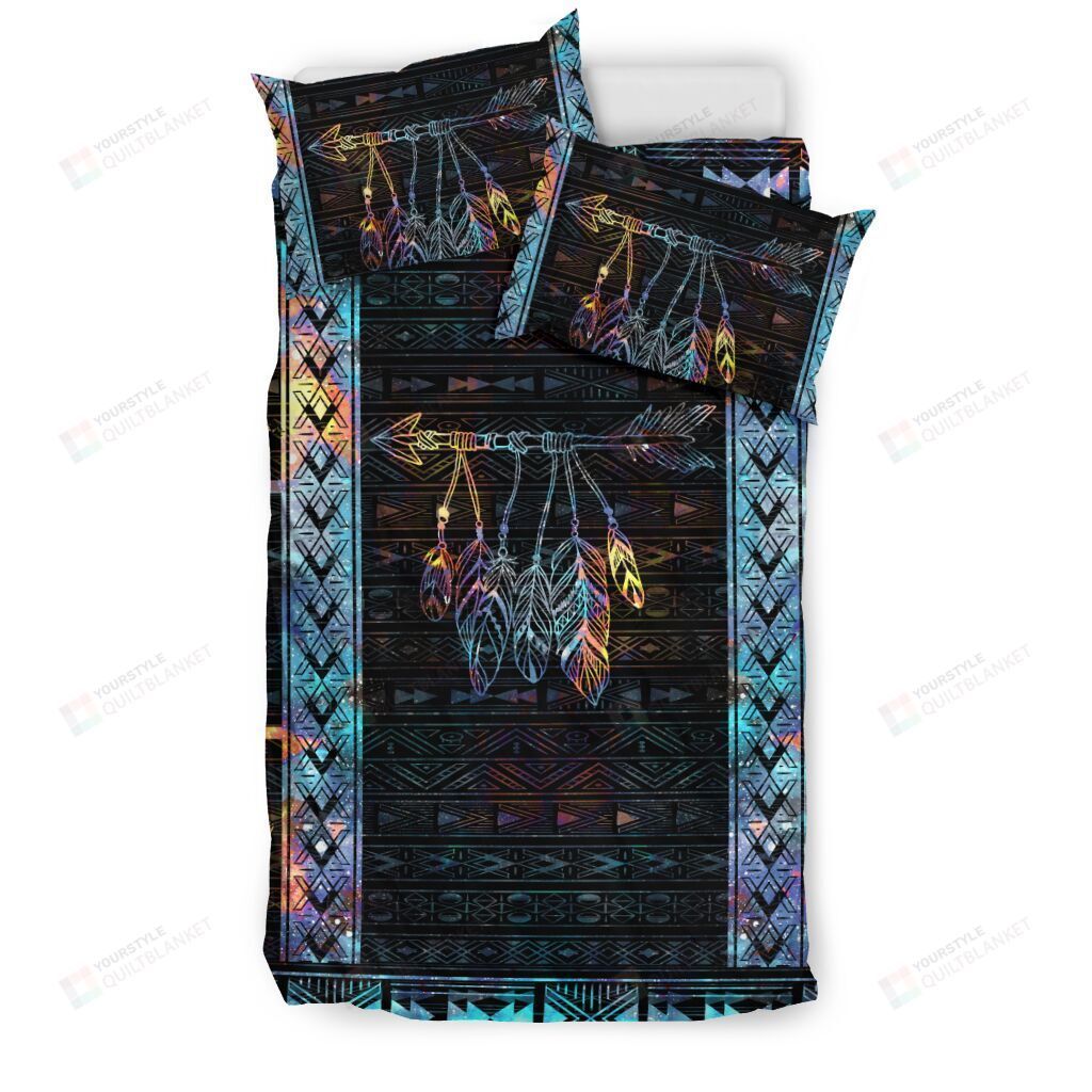 Native American Black Bedding Set Cotton Bed Sheets Spread Comforter Duvet Cover Bedding Sets